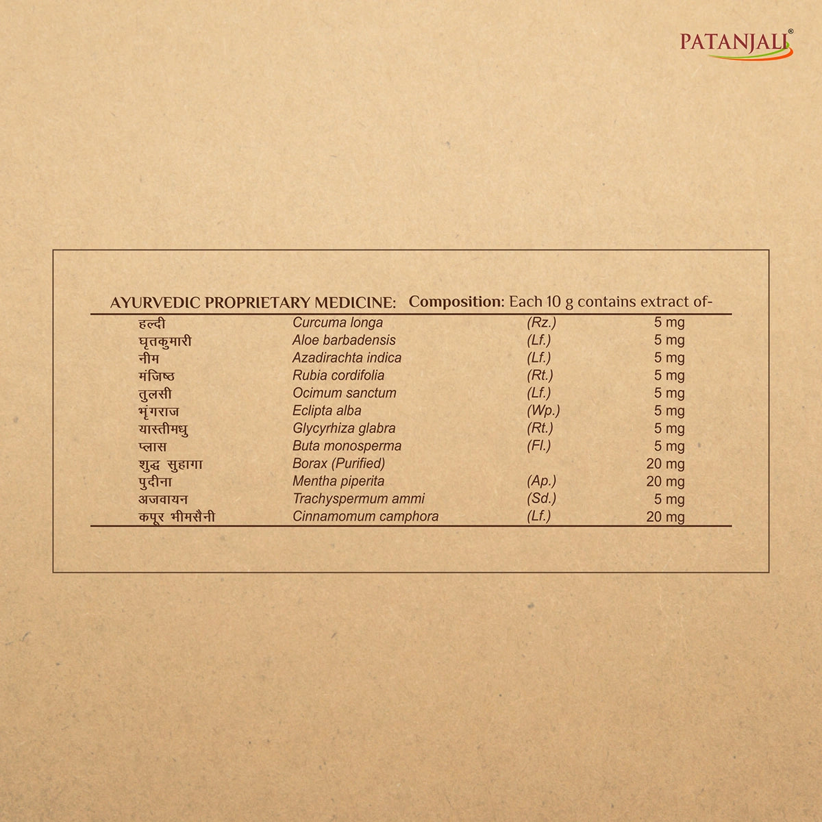 Patanjali Multani Mitti-75g