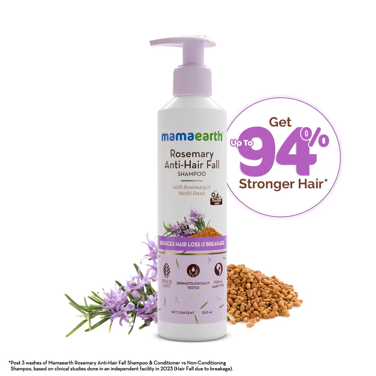 Mamaearth Rosemary Anti Hair Fall Shampoo-250ml