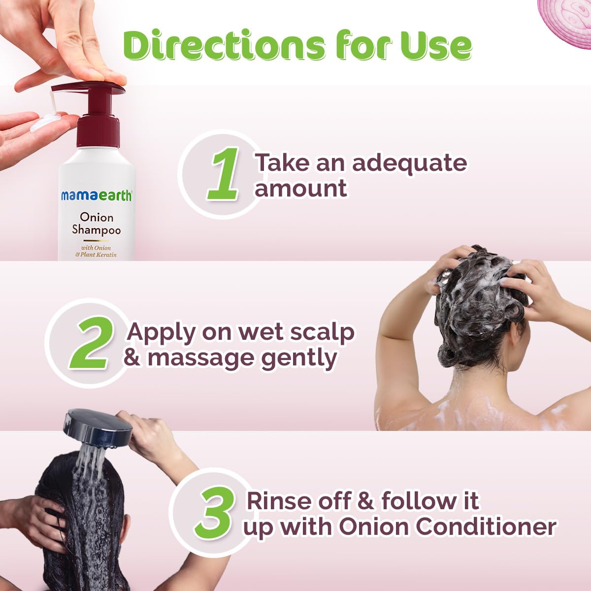 Mamaearth Onion Shampoo-250ml