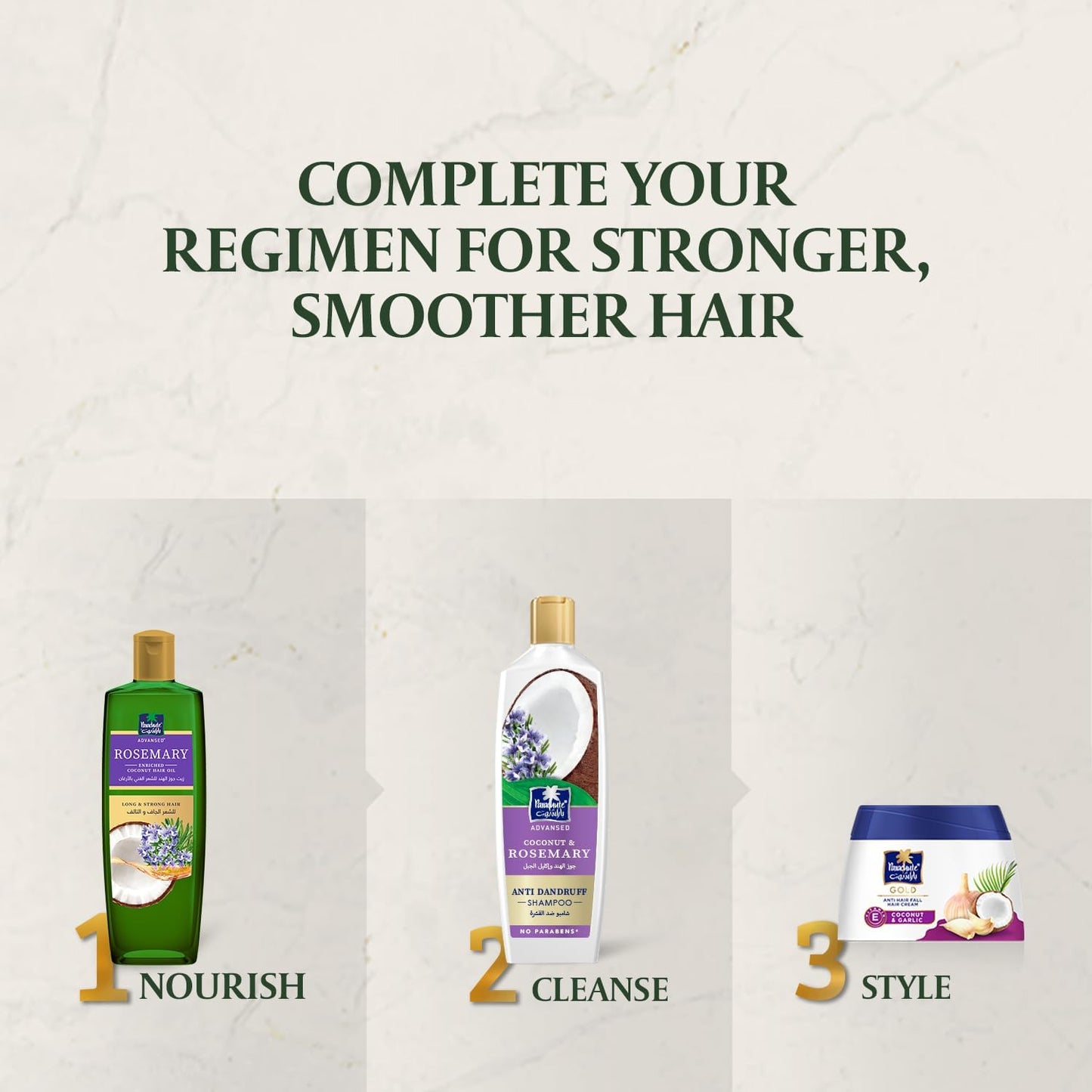 Parachute Rosemary Anti-Dandruff Shampoo-340ml