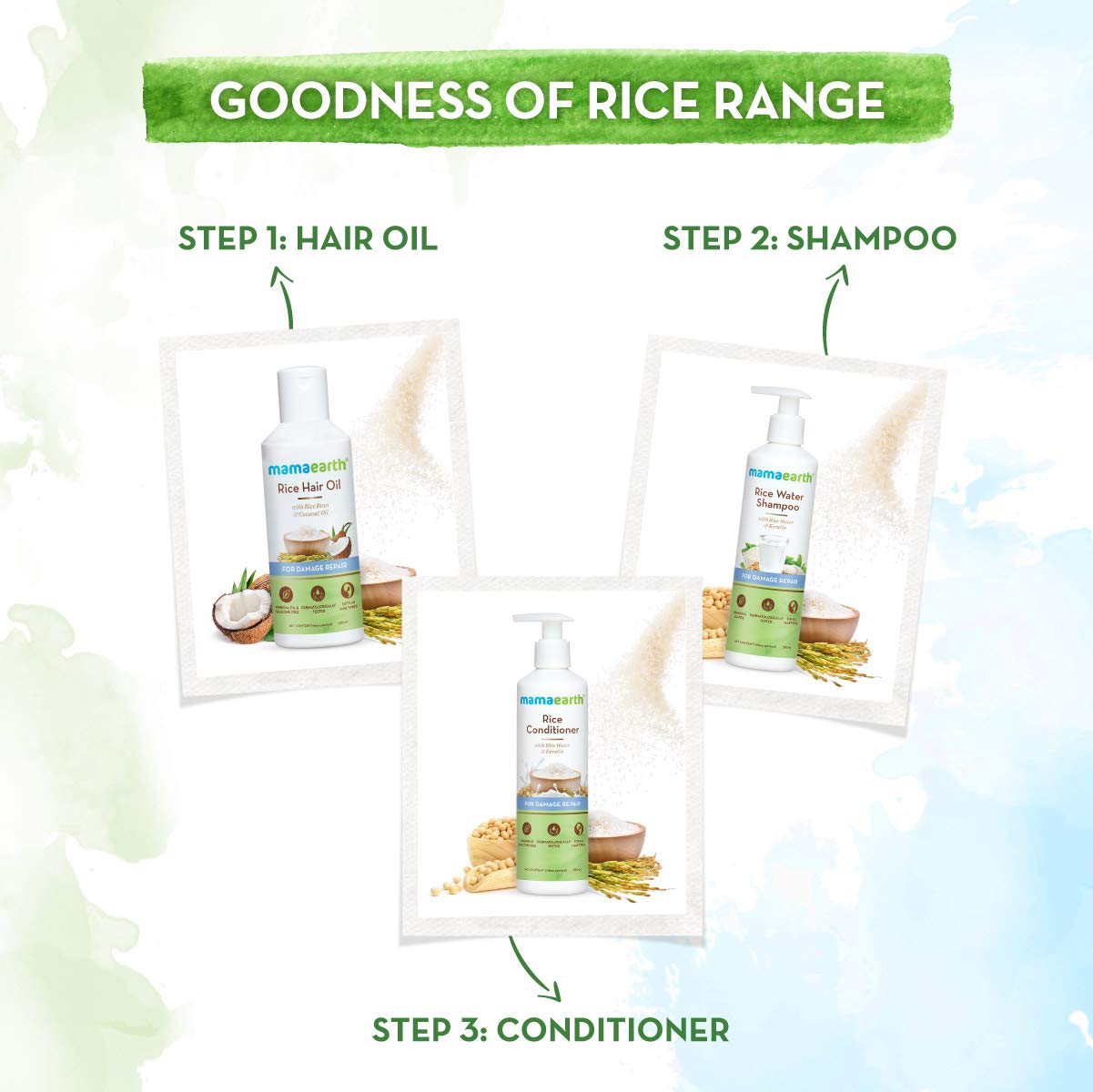 Mamaearth Rice Water Shampoo-250ml