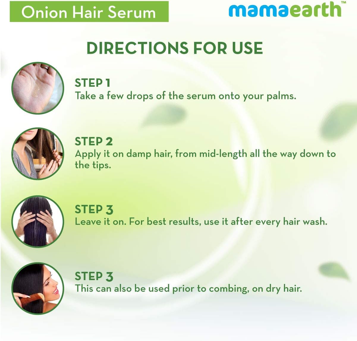 Mamaearth Onion Hair Serum with Onion & Biotin-100 ml