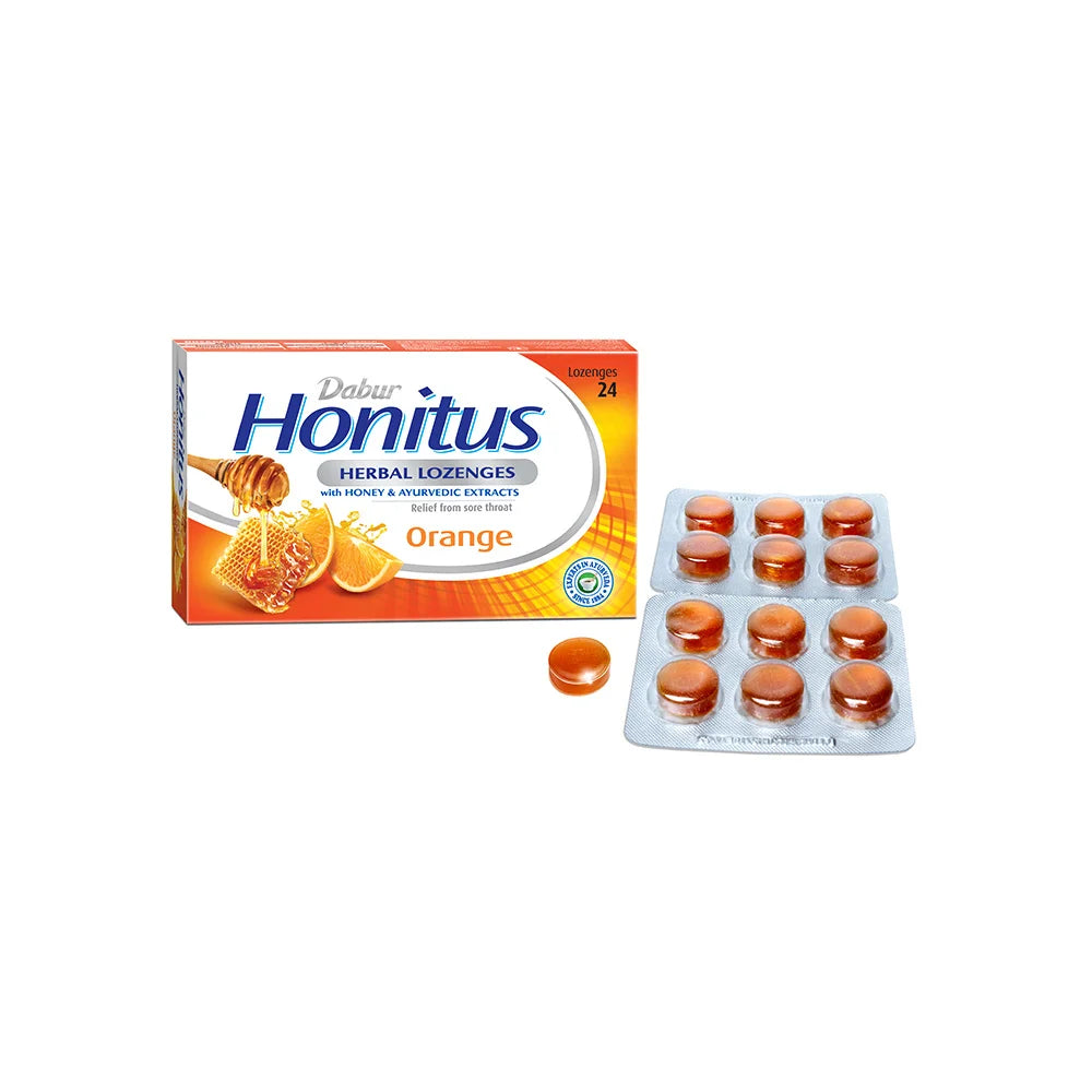 Dabur Herbal Honitus Orange -24 Lozenges