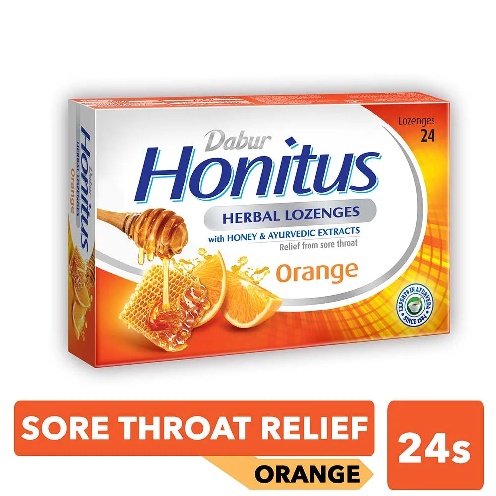 Dabur Herbal Honitus Orange -24 Lozenges