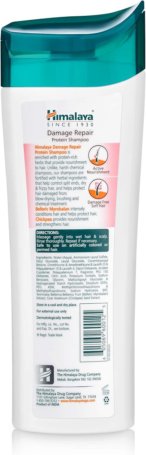 Himalaya Damage Repair Protein Shampoo for Dry, Frizzy Hair-400ml