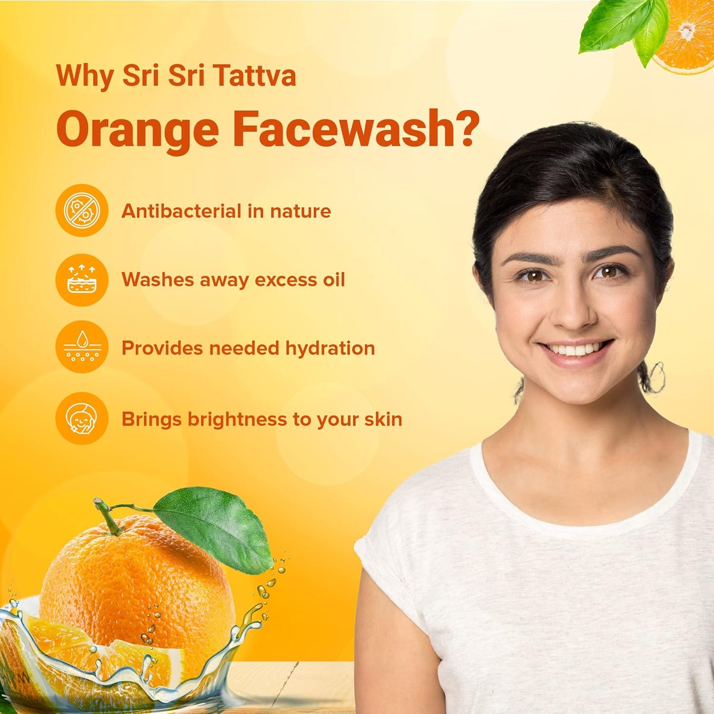 Sri Sri TATTVA Orange Face Wash-100g