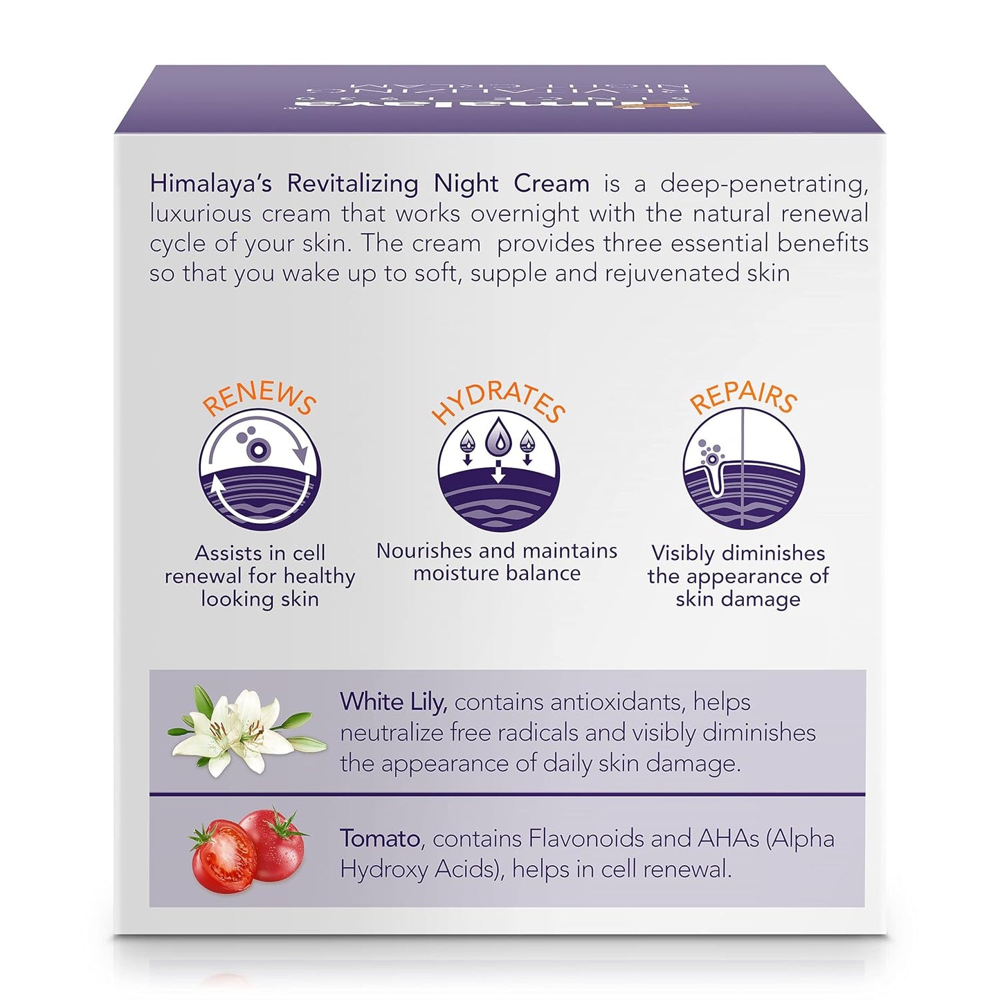 Himalaya Revitalizing Night Cream for Damaged & Aging Skin-50g