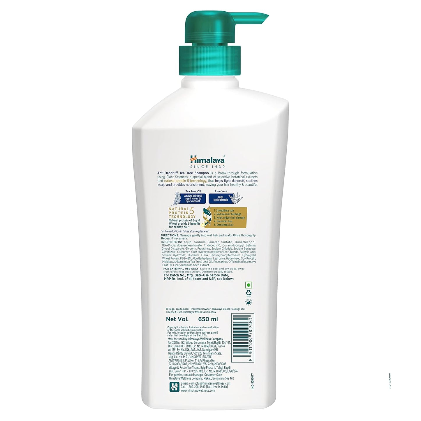 Himalaya Anti-Dandruff Tea Tree Shampoo