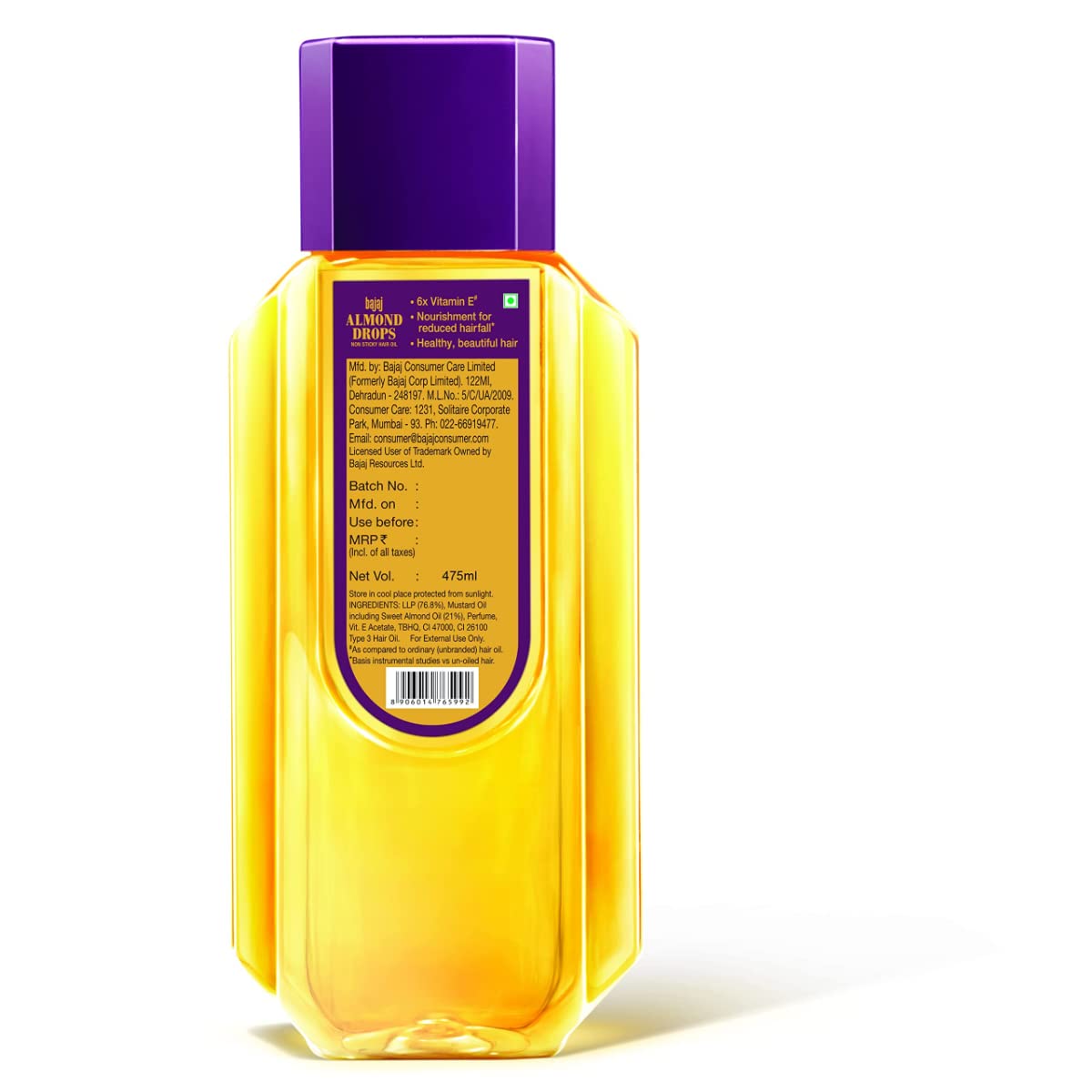 Bajaj Alomond Drops - 475ml
