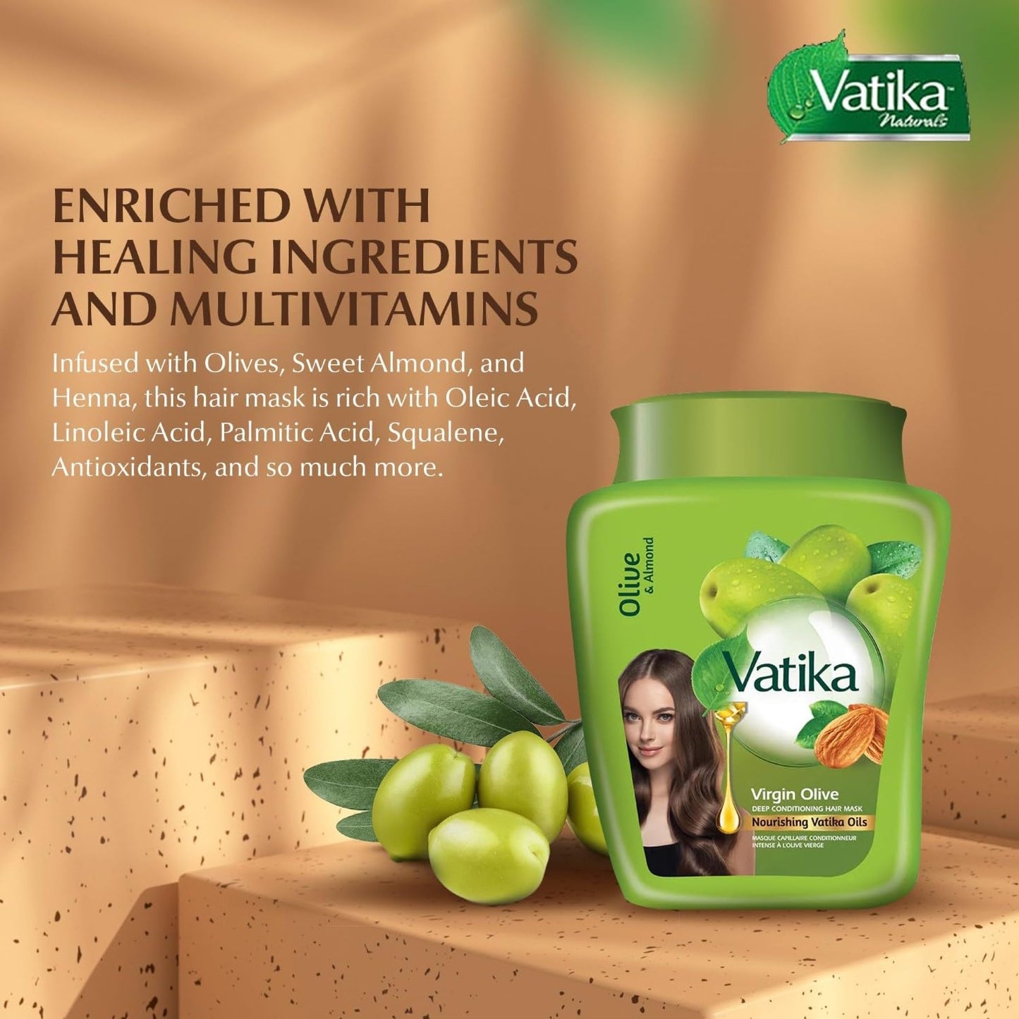 Vatika Olive & Almond Hair Mask 1 Kg