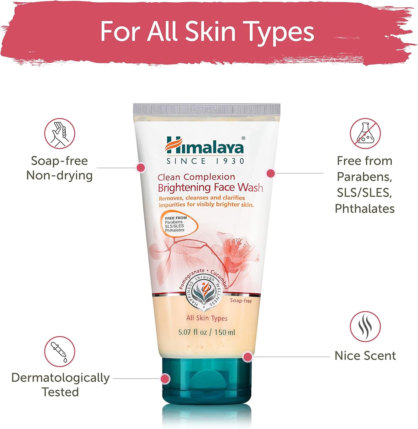 Himalaya Clean Complexion Brightening Face Wash (150 ml)