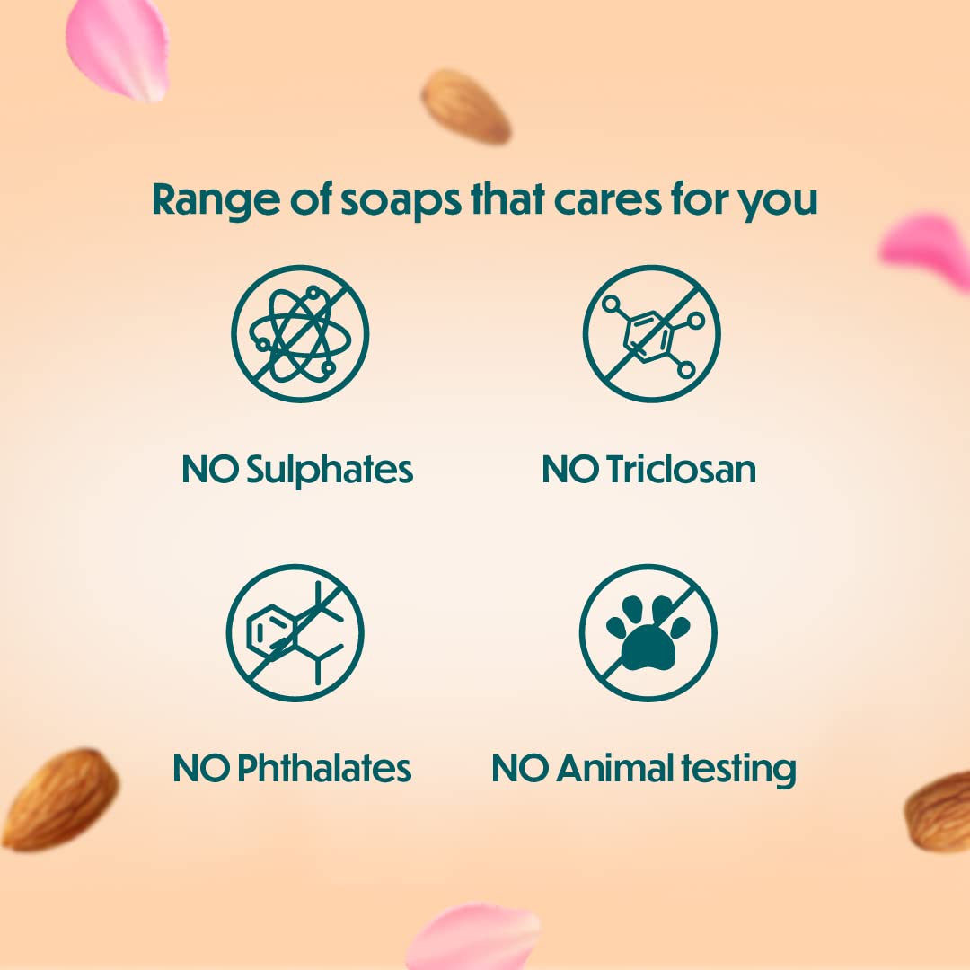 Himalaya Almond & Rose Soap Bar - 125gm