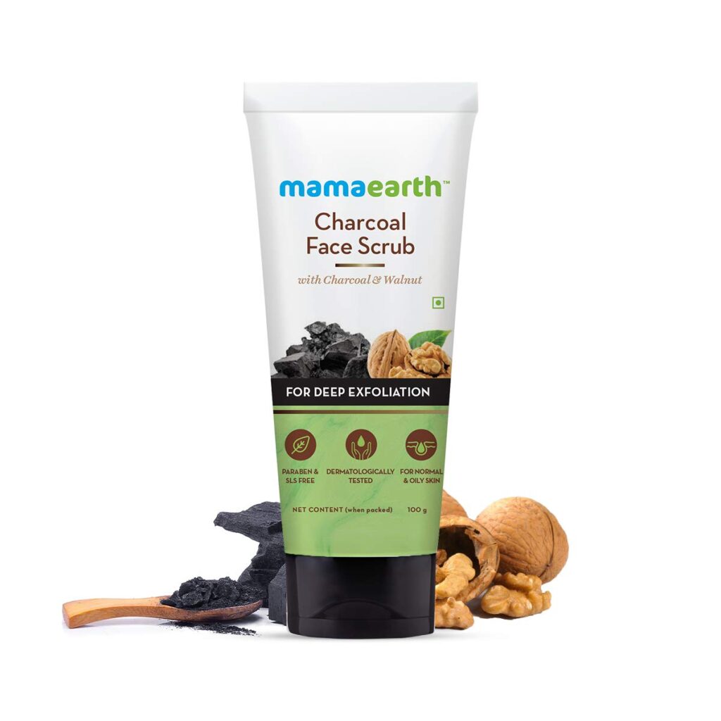 Mamaearth Charcoal Face Scrub-100g