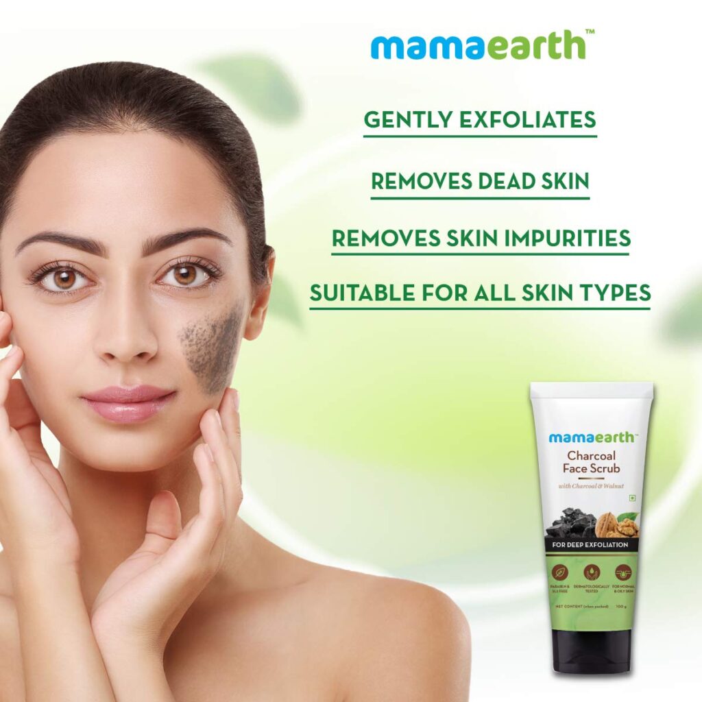 Mamaearth Charcoal Face Scrub-100g