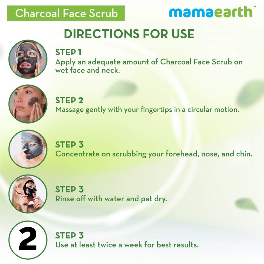 Mamaearth Charcoal Face Scrub-100g
