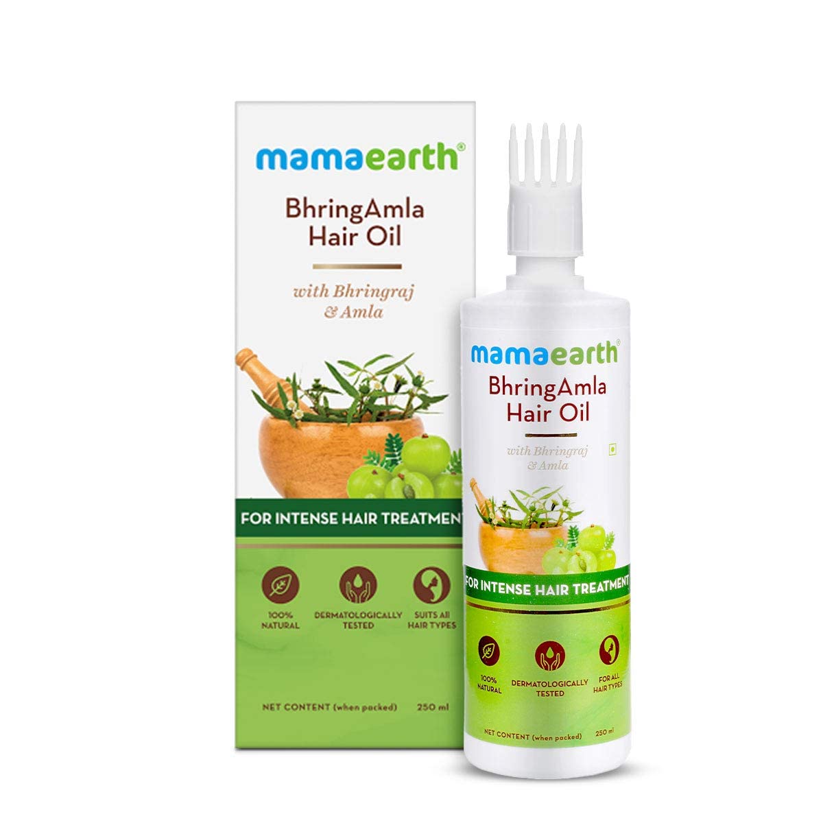 Mamaearth Bhring Amla Hair Oil