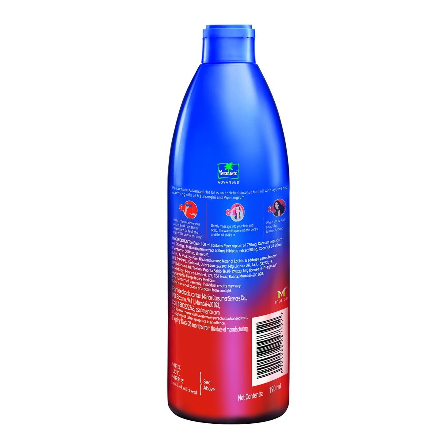 Parachute Hot Oil-190ml
