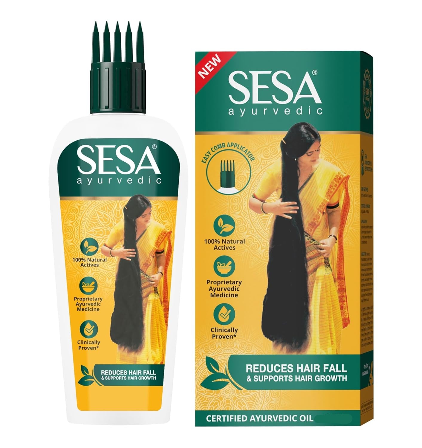 Sesa Ayurvedic Hair Oil With Bhringraj - 200ml