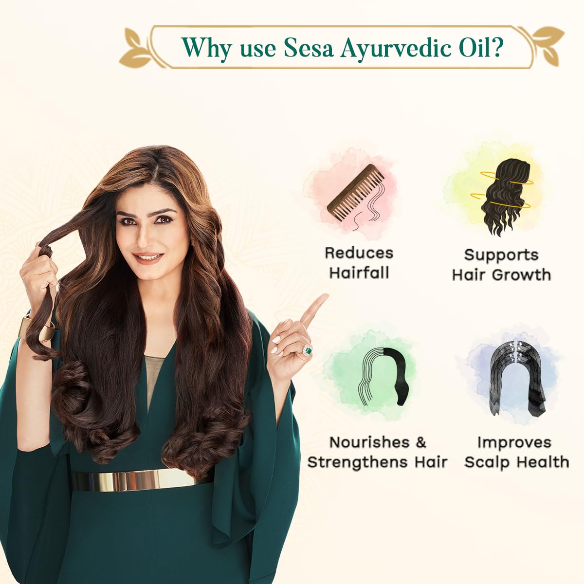 Sesa Ayurvedic Hair Oil With Bhringraj - 200ml