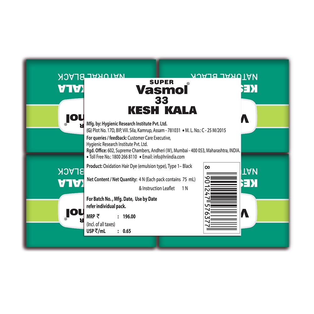 Super Vasmol Kesh Kala - Oil Based Hair Colour