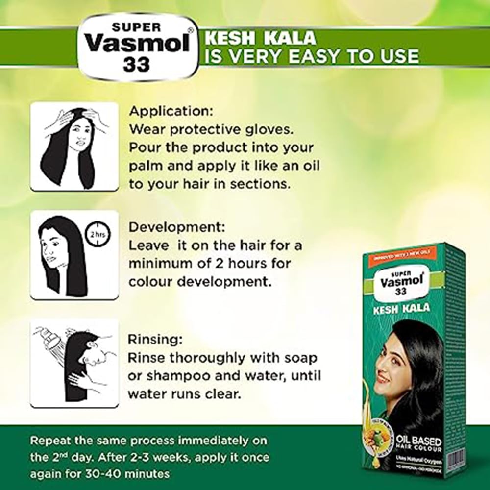 Super Vasmol Kesh Kala - Oil Based Hair Colour