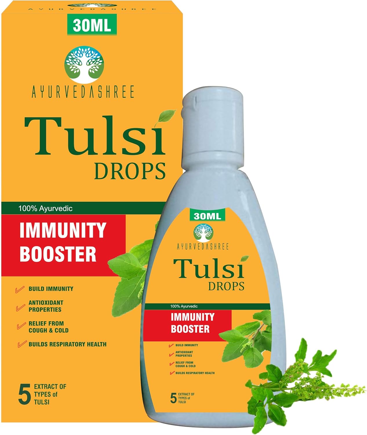 Tulsi Drops Natural Immunity Booster - 30 ML