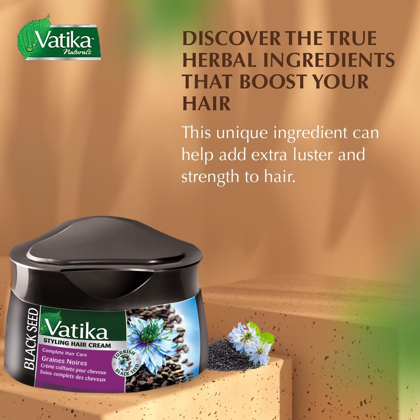 Dabur Vatika Naturals Hair Cream - Black Seed - 210ml