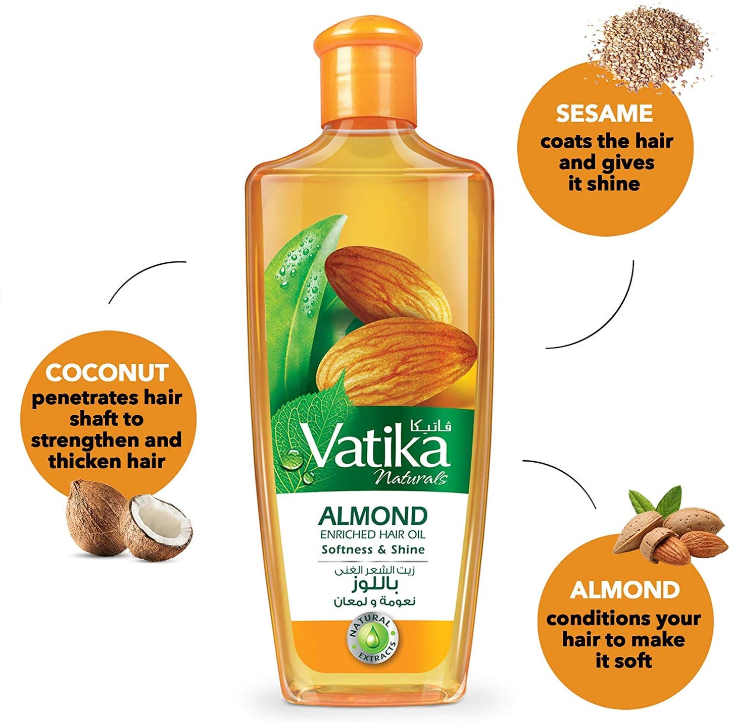 Vatika Almond 300ml