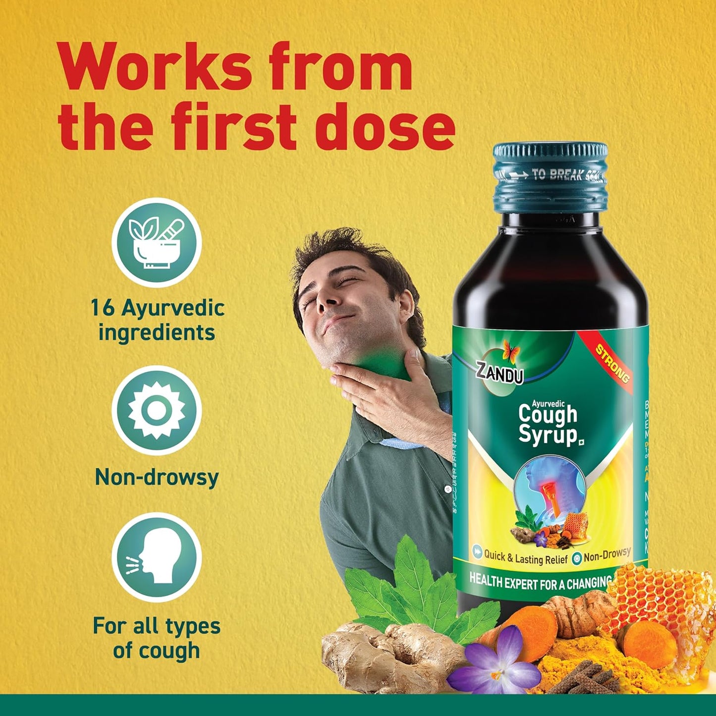 Zandu Cough syrup-100ml