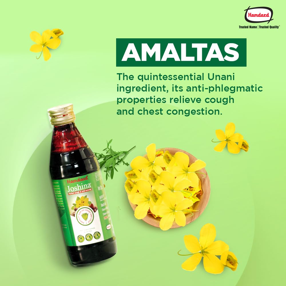 Hamdard Joshina Herbal Cough & Cold Remedy (200ml)