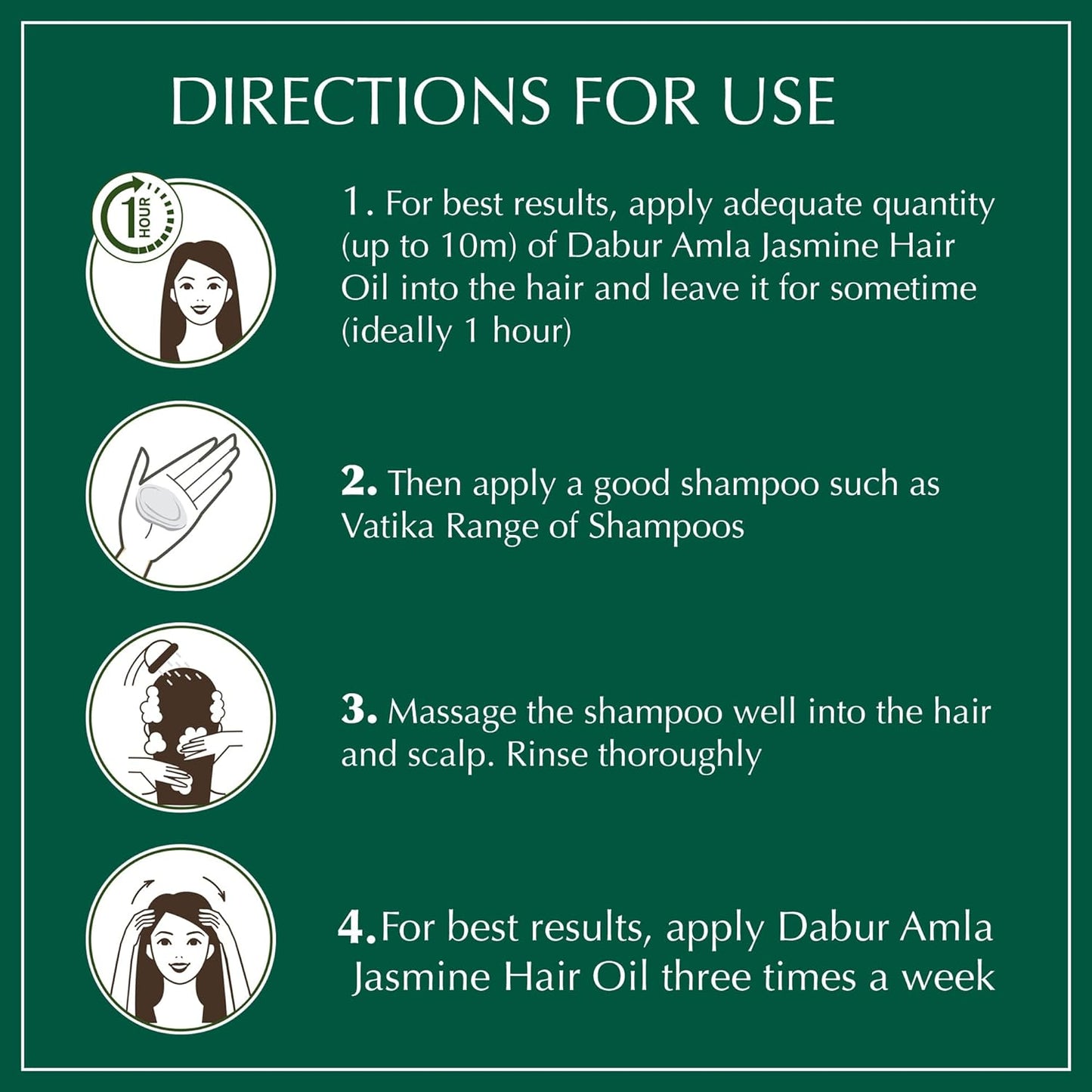 Dabur Amla Jasmine Hair Oil - 300ml
