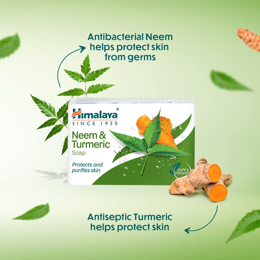 Himalaya Neem & Turmeric Soap Bar - 125gm