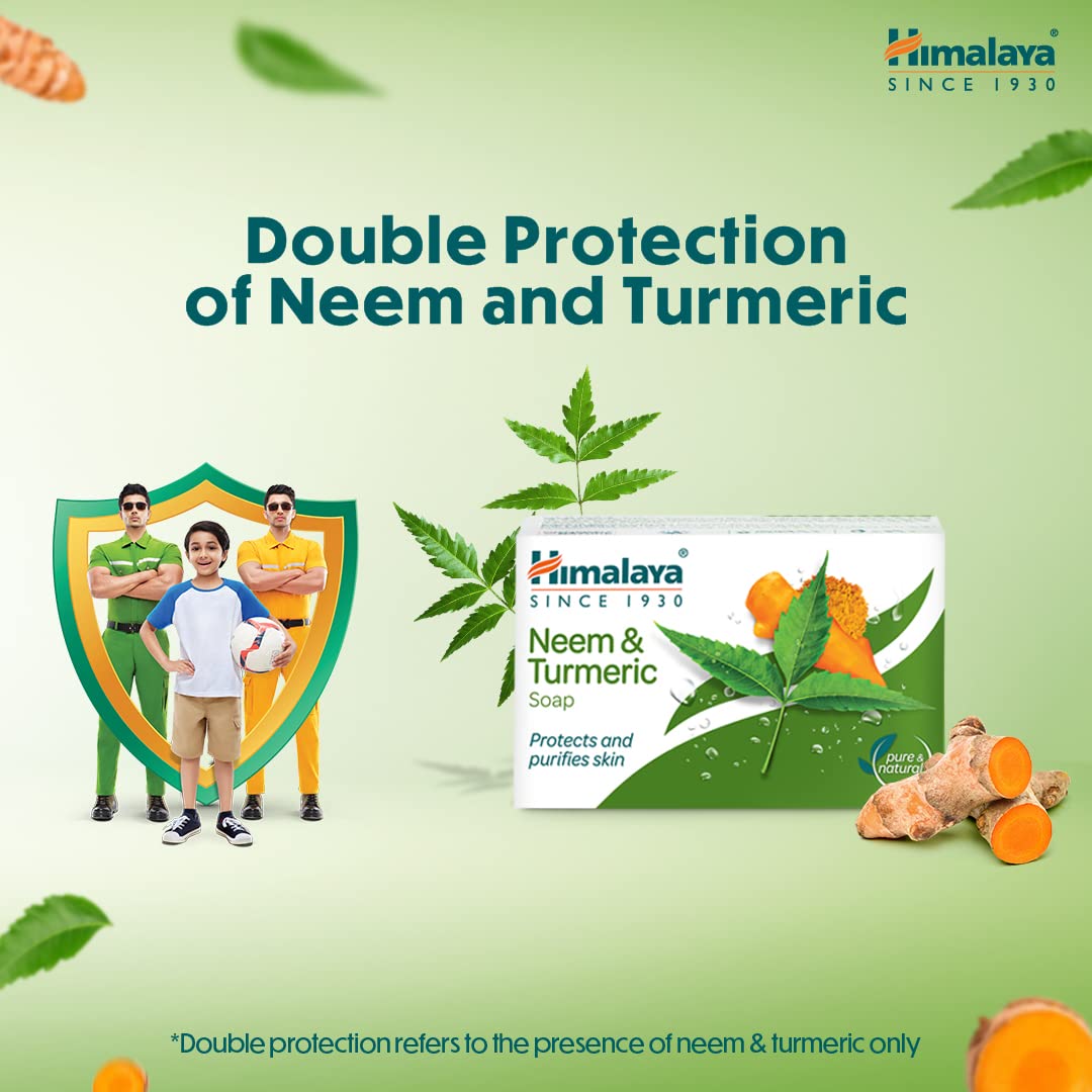 Himalaya Neem & Turmeric Soap Bar - 125gm