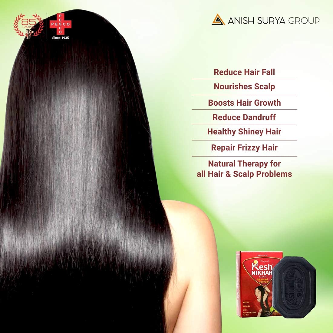 Kesh Nikhar Ayurvedic Hair Soap