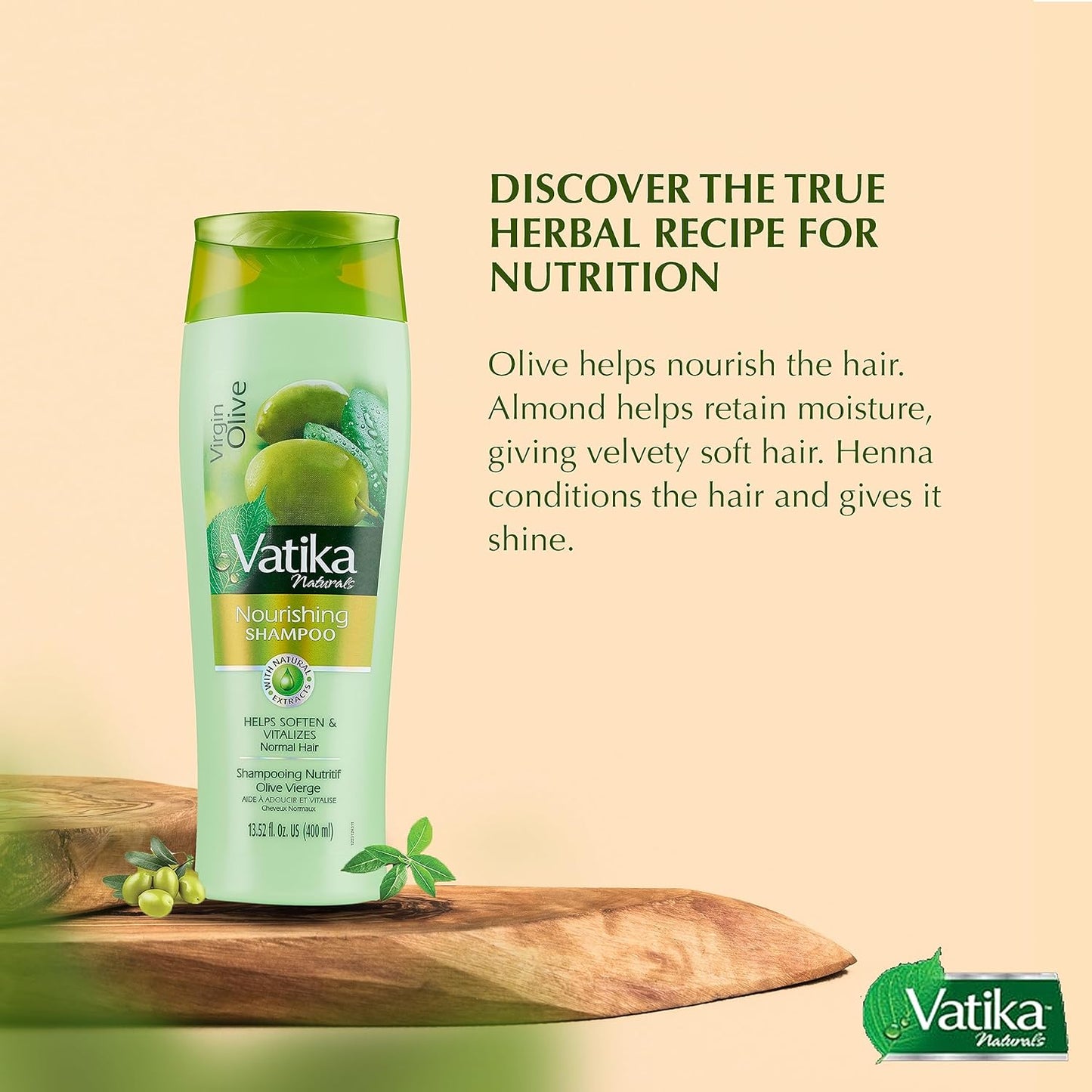 Vatika Naturals Nourishing Shampoo - Virgin Olive