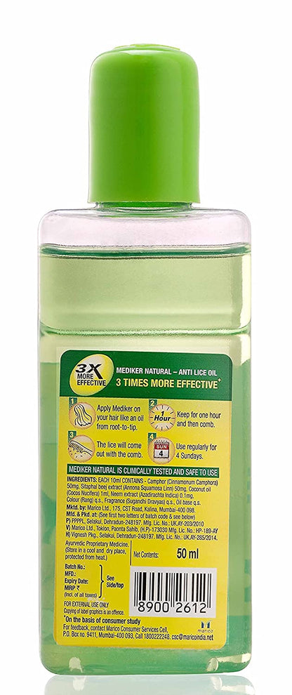 Mediker Anti-Lice Treatment Hair Oil-50ml