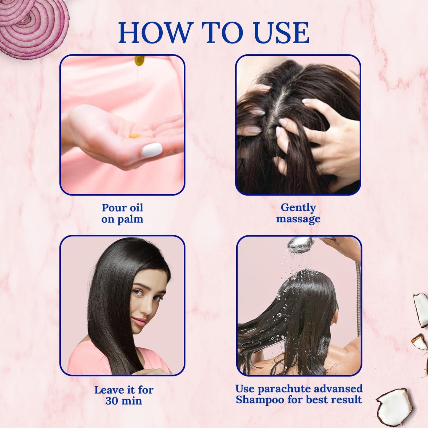 Parachute Onion Enriched Coconut Hair Oil