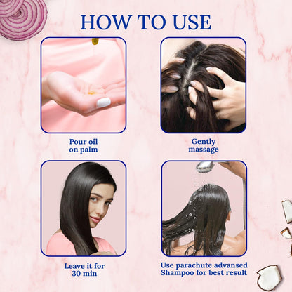 Parachute Onion Enriched Coconut Hair Oil